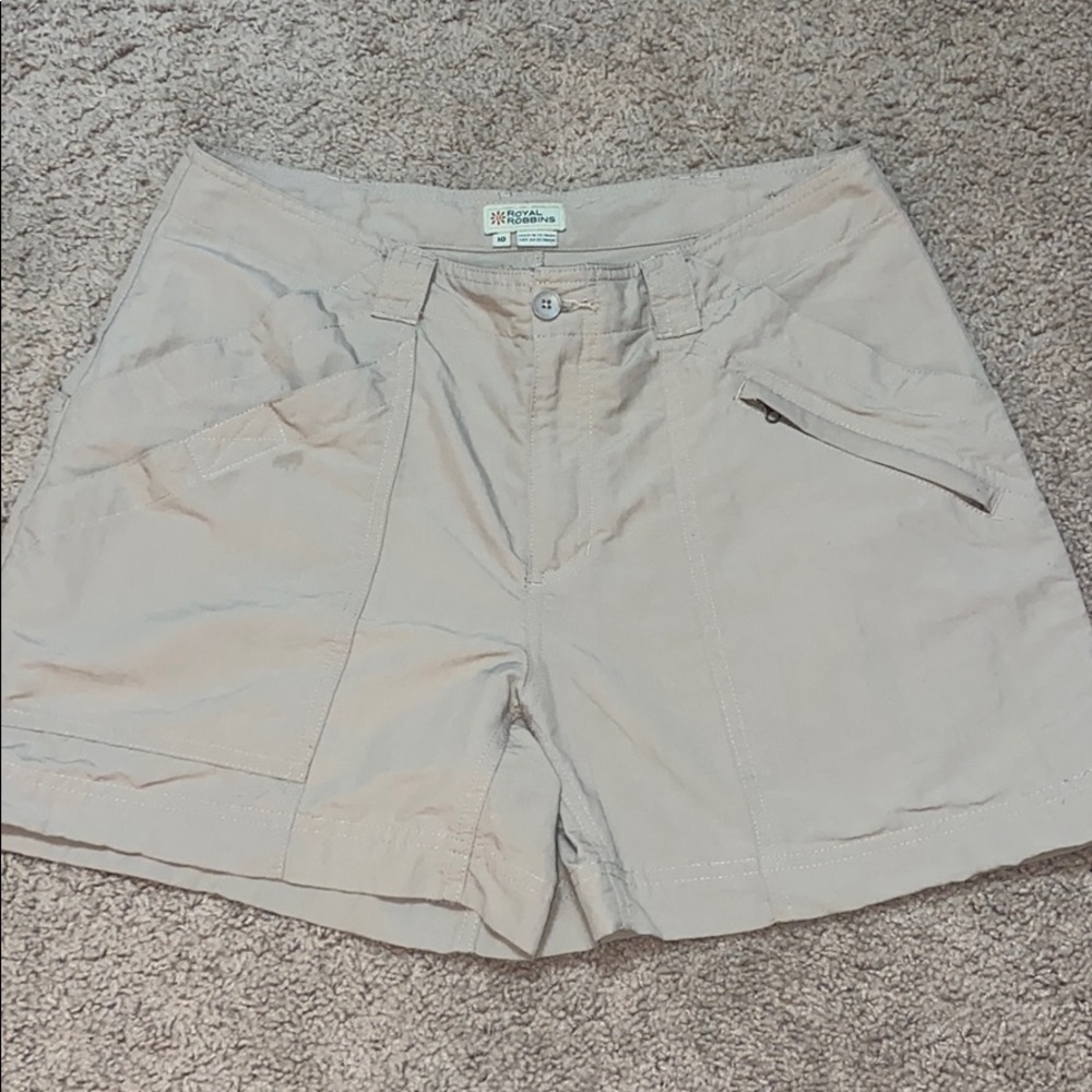 Royal Robins Khaki Backcountry Shorts, Size 10